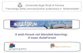 il webforum nel blended-learning: il caso AulaForum