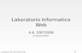 Lab Web Prof.Di Blasi 2008