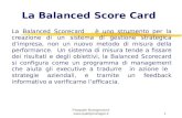 Balanced score card