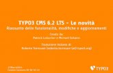 TYPO3 CMS 6.2 LTS - Le Novità