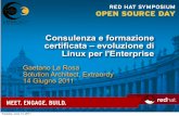 OSD 2011 - Consulenza e formazione certificata – evoluzione di Linux per l'Enterprise