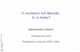 Il nucleare nel mondo. E in Italia? di Alessandro Clerici