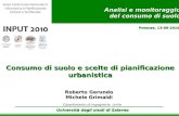 Consumo di suolo e scelte di pianificazione urbanistica, di Roberto Gerundo, Michele Grimaldi