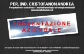PER. IND. CRISTOFANON ANDREA - Presentazione Aziendale