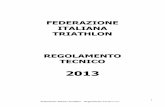 Regolamento Tecnico Triathlon Fitri 2013