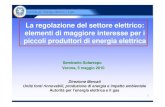 La regolazione del settore elettrico in Italia