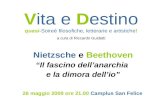 Nietzsche e Beethoven: il fascino dell'anarchia e la dimora dell'io (26 maggio 2009)