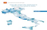 Elenco centri che utilizzano la Medicina Narrativa in Italia