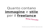 Quanto contano immagine e stile per un freelance - Anna Turcato al Freelancecamp