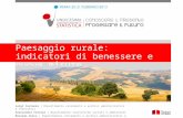 L. Costanzo, A. Ferrara, M. Greco - Paesaggio rurale: indicatori di benessere e nuove misure