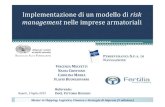 IPE - Project work Perseveranza - MIS 2013 - Implementazione di un modello di risk management nelle imprese armatoriali