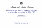 Partecipazione italiana all’EIE e politiche energetiche in materia di EE e FER - Marcello Capra, Roma 23 febbraio 2012