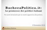 BachecaPolitica.it è ONLINE (only ITA version, sorry!)