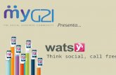 Watsy e myG21 insieme per comunicare