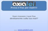 Fax via internet e email