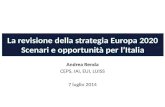 Verso una revisione della Strategia EU 2020