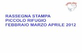 Rassegna stampa Piccolo Rifugio Verona febbraio marzo aprile 2012