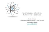 La comunicazione della scienza fra mass media e social media