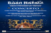 Locandina concerto di natale Grezzana (Vr)