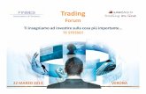 FINBES Trading Forum - EVENTO GRATUITO a VERONA