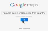 Google Mostra Le Ricerche dei Viaggiatori su Maps - Estate 2012