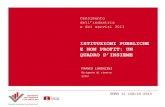 F. Lorenzini - Istituzioni pubbliche e non profit: un quadro d’insieme