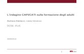 B. Baldazzi,  L. Verzicco - L’indagine CAPI/CATI sulla formazione degli adulti