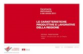 N. Capacchione - Le caratteristiche produttive e lavorative della Regione