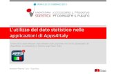 V. Patruno - L'utilizzo del dato statistico nelle applicazioni di Apps4Italy