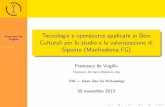 Tecnologie e opensource applicate ai Beni Culturali per lo studio e la valorizzazione di Siponto (Manfredonia FG)
