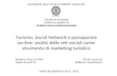 Social Network Analysis applicata al marketing turistico