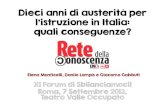 Dieci anni di austerità per l’istruzione in Italia: quali conseguenze?