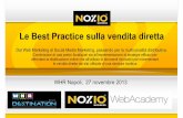 Le Best Practice sulla vendita diretta - Nozio - WHR Destination Napoli 2013