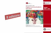 Presentazione Master Digital Communications Specialist - II edizione