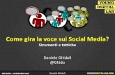Come gira la voce sui social media – Daniele Ghidoli