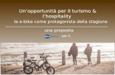 L'e-bike: un'opportunità straordinaria per il Turismo e l'Hospitality. A2B: l'e-bike per eccellenza.