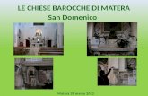 le chiese barocche a Matera