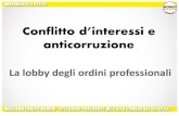 M5S. CONFLITTO D'INTERESSI E ANTICORRUZIONE: LE LOBBY DEGLI ORDINI PROFESSIONALI