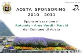 Aosta Sponsoring - Aree Verdi e Rotonde del Comune di Aosta