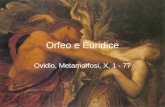 Orfeo E Euridice