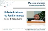 Relazioni virtuose tra Fondi e Imprese, I plus di FonARCom - Massimo Giorgi di FonARCom al Congresso ETAss, 2014