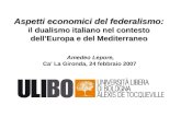Aspetti economici del federalismo