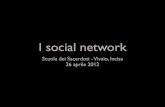 L'influenza dei social network sui giovani. Formazione - 2012