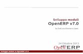 OpenERP 7.0 - Sviluppo Moduli