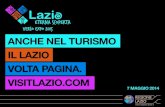 Regione Lazio: anche nel turismo il Lazio volta pagina. VisitLazio.com