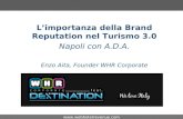 “L’importanza della Brand Reputation nel turismo 3.0” - Enzo Aita