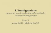 Diritto dell'immigrazione  parte 3