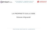La proprietà sulle idee (Aosta, 24-10-2014)