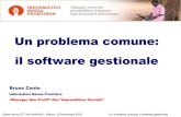 B.Conte, Un problema comune: il software gestionale