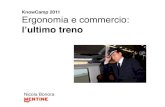 Nicola Bonora – “Usabilità nel commercio elettronico, settore treni”